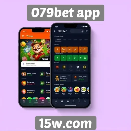Interface do 079bet app é intuitiva e fácil de usar